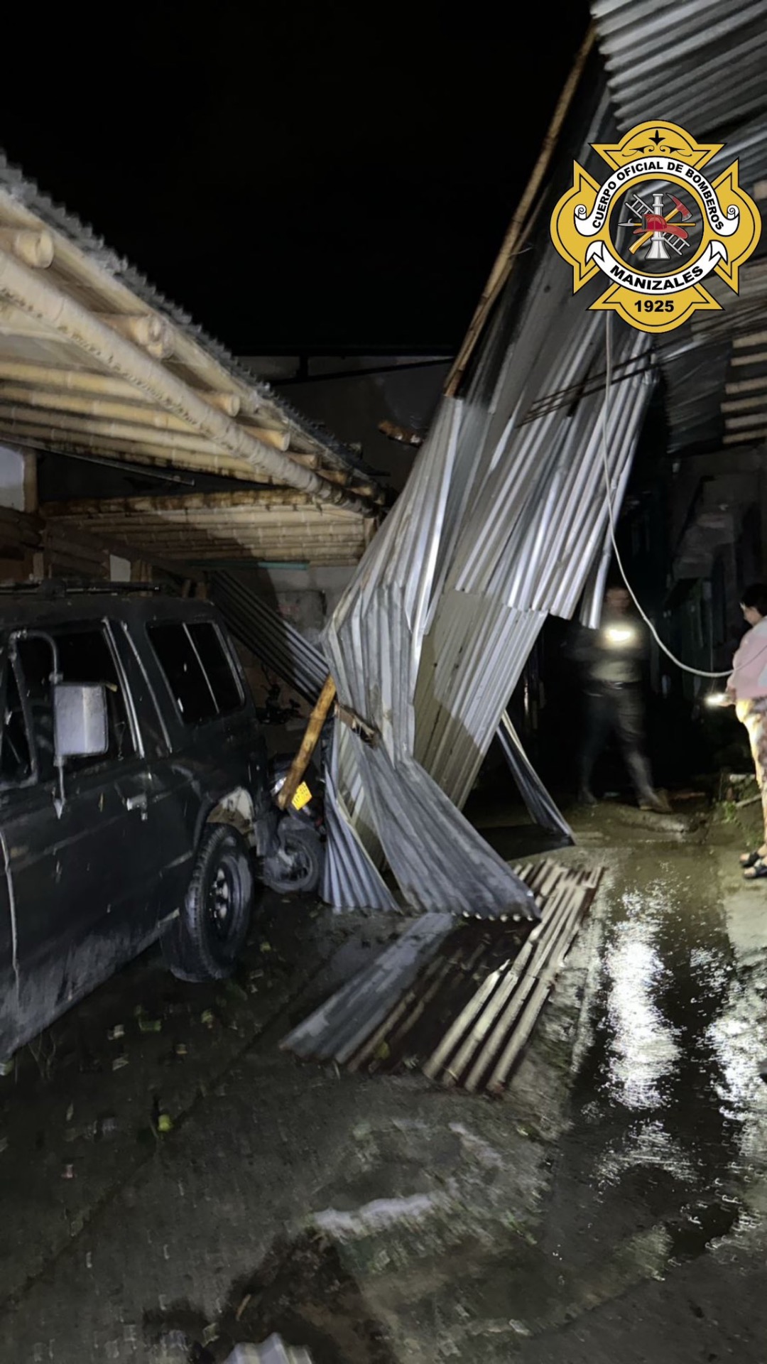 Foto: Cuerpo Oficial de Bomberos de Manizales