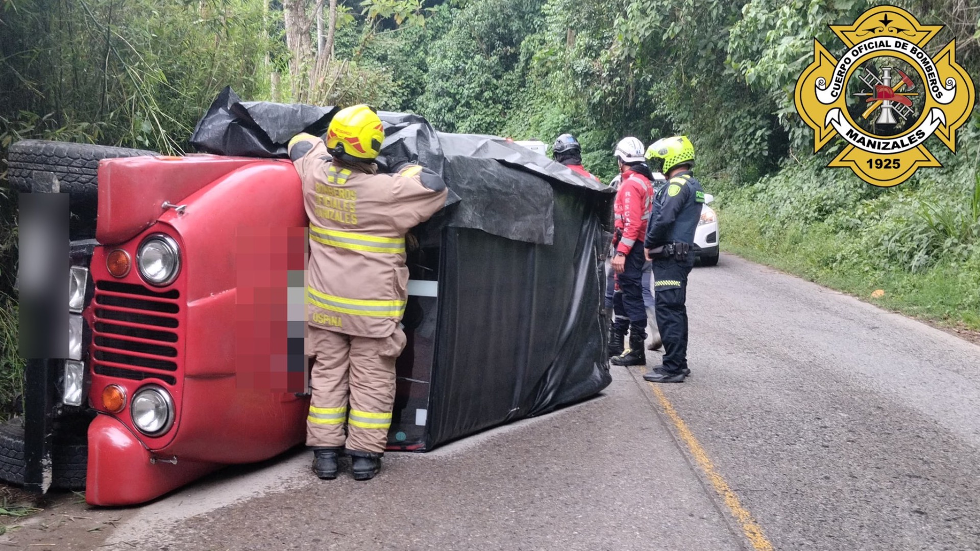 Foto: Cuerpo Oficial de Bomberos de Manizales 