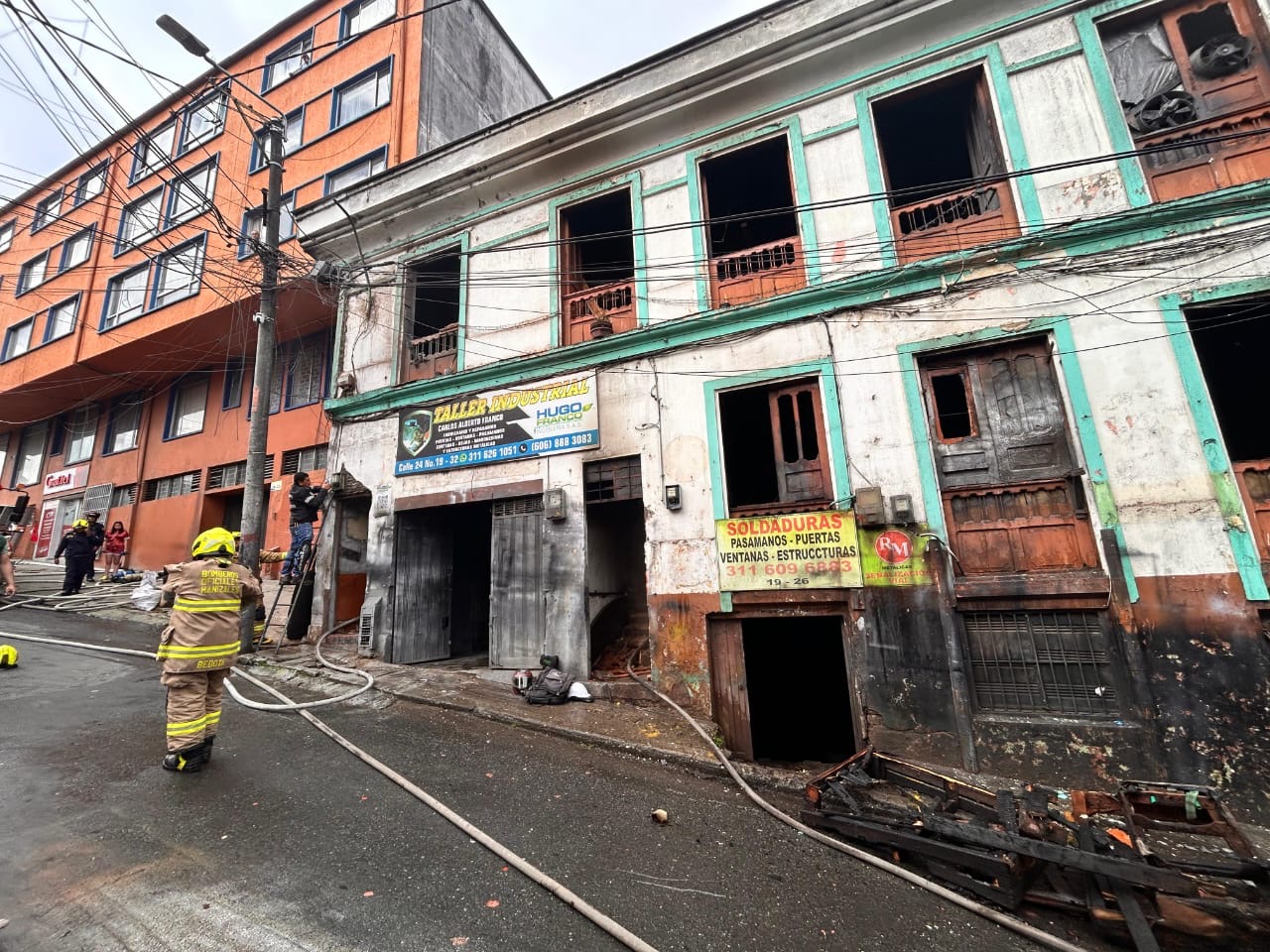Foto: Alcaldía de Manizales - Cuerpo Oficial de Bomberos de Manizales